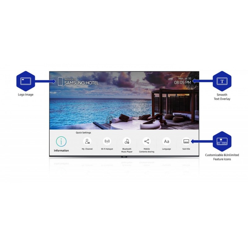 Samsung Telewizor hotelowy 50 cali 50ET690U UHD 3Y (HG50ET690UEXEN)